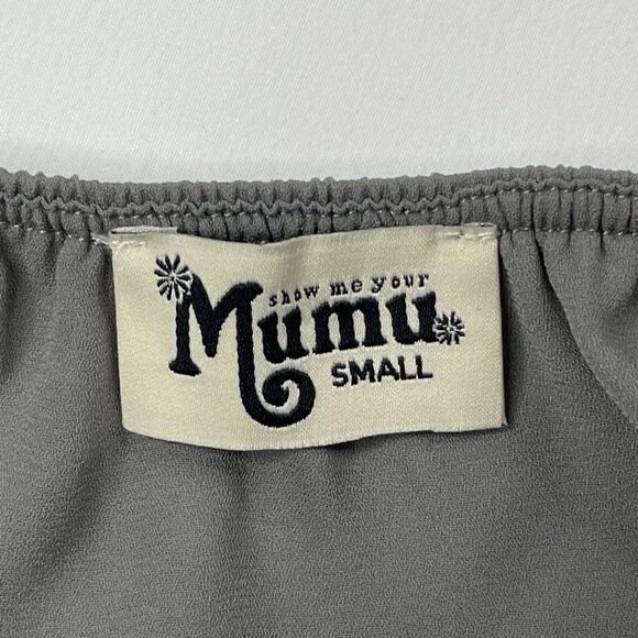 Show Me Your MUMU Heather Halter Dress Gray - Picture 3 of 13